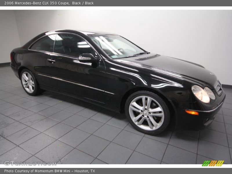 Black / Black 2006 Mercedes-Benz CLK 350 Coupe