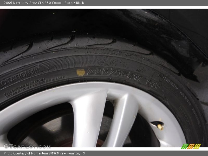 Black / Black 2006 Mercedes-Benz CLK 350 Coupe