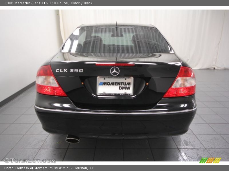 Black / Black 2006 Mercedes-Benz CLK 350 Coupe