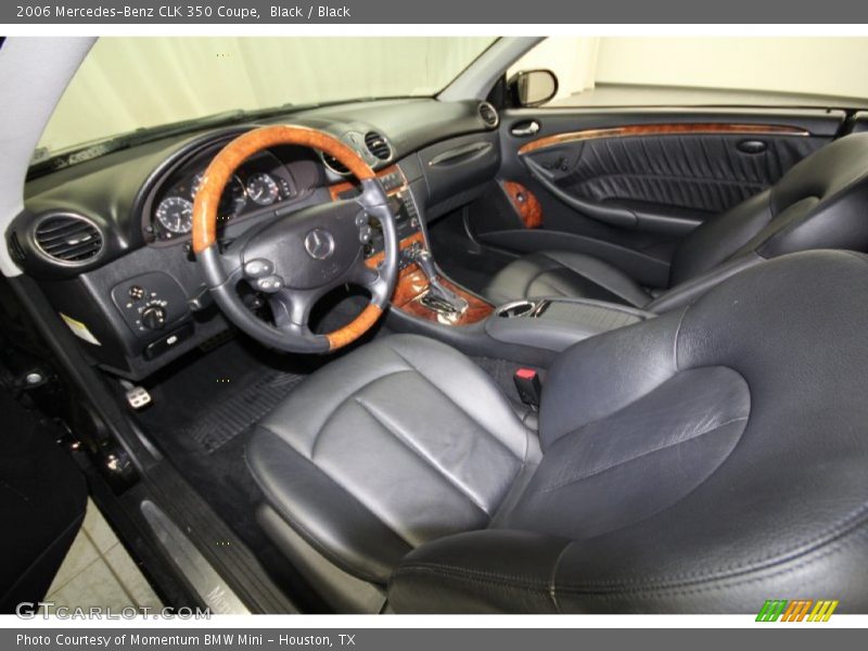 Black / Black 2006 Mercedes-Benz CLK 350 Coupe