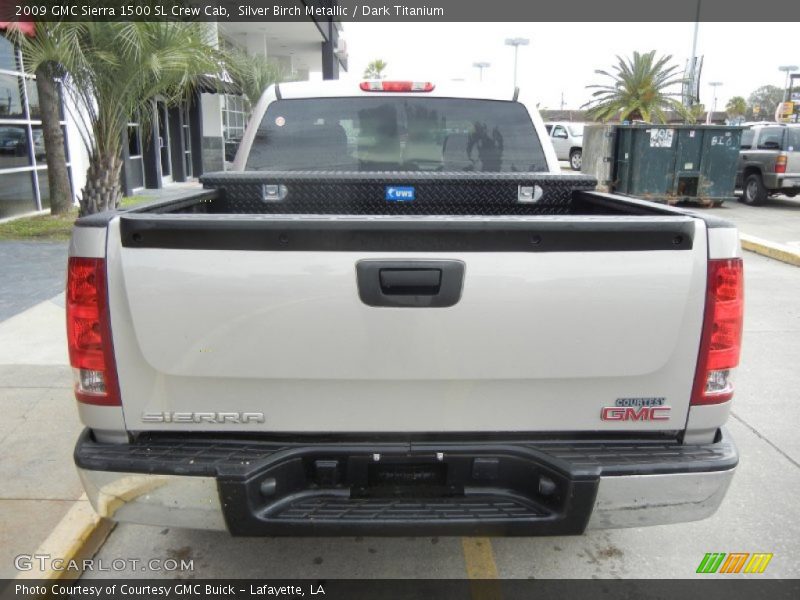 Silver Birch Metallic / Dark Titanium 2009 GMC Sierra 1500 SL Crew Cab