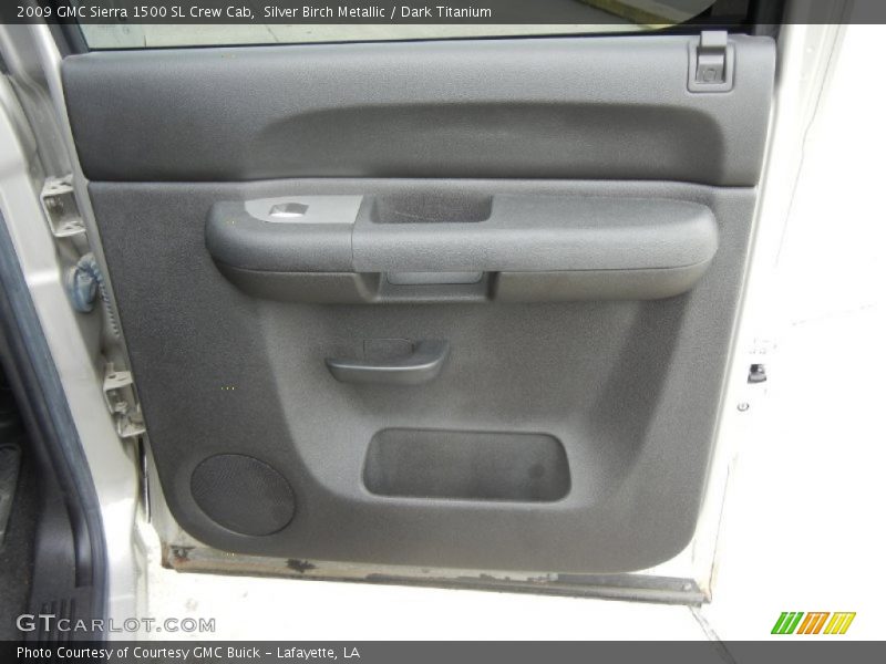 Silver Birch Metallic / Dark Titanium 2009 GMC Sierra 1500 SL Crew Cab