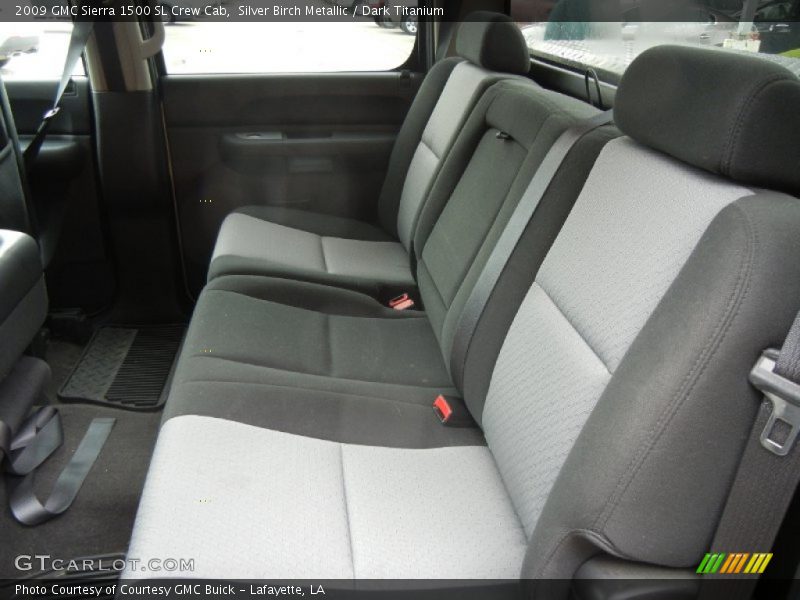 Silver Birch Metallic / Dark Titanium 2009 GMC Sierra 1500 SL Crew Cab