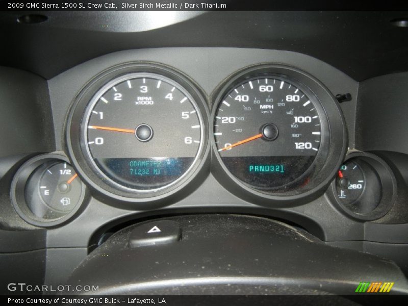 Silver Birch Metallic / Dark Titanium 2009 GMC Sierra 1500 SL Crew Cab