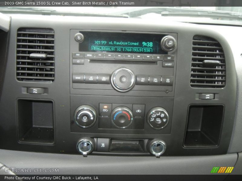 Silver Birch Metallic / Dark Titanium 2009 GMC Sierra 1500 SL Crew Cab