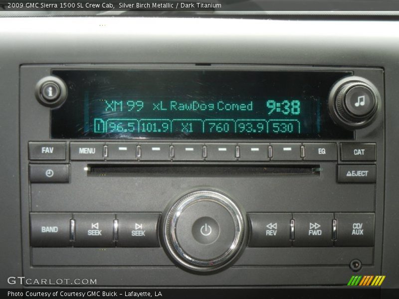 Silver Birch Metallic / Dark Titanium 2009 GMC Sierra 1500 SL Crew Cab