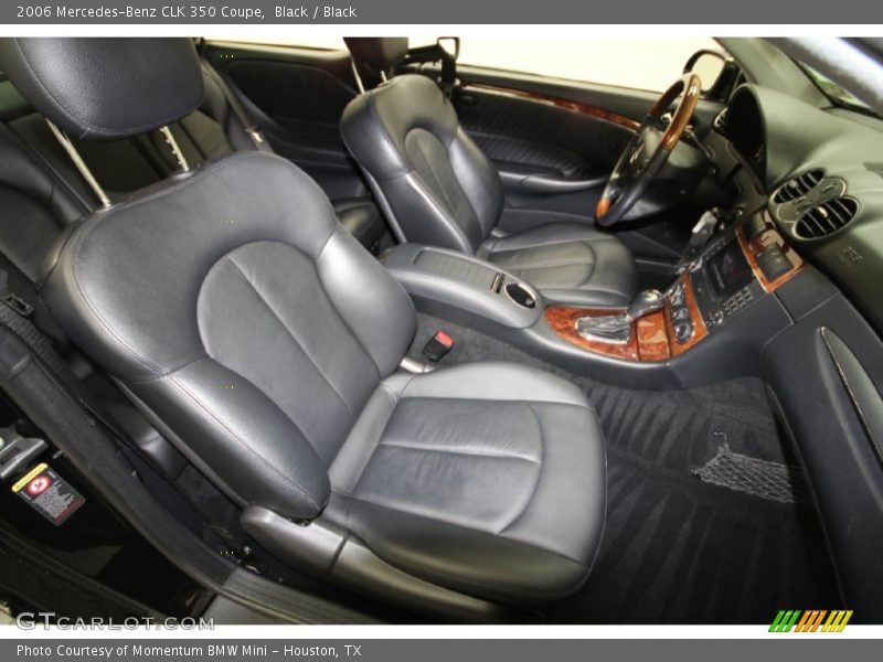 Black / Black 2006 Mercedes-Benz CLK 350 Coupe