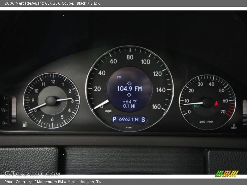 Black / Black 2006 Mercedes-Benz CLK 350 Coupe