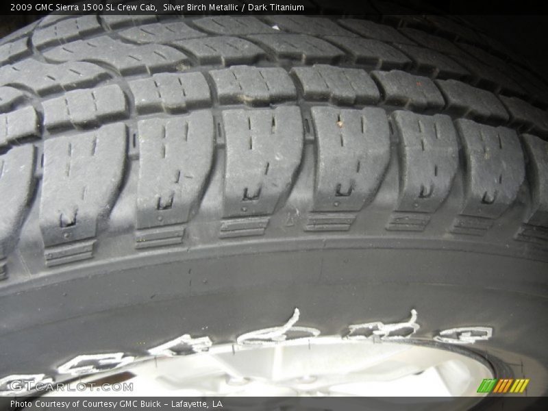 Silver Birch Metallic / Dark Titanium 2009 GMC Sierra 1500 SL Crew Cab