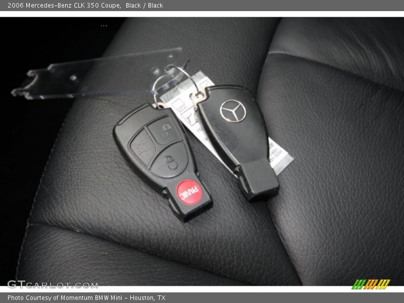 Black / Black 2006 Mercedes-Benz CLK 350 Coupe