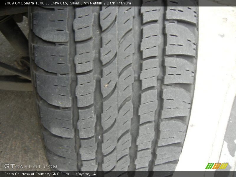 Silver Birch Metallic / Dark Titanium 2009 GMC Sierra 1500 SL Crew Cab