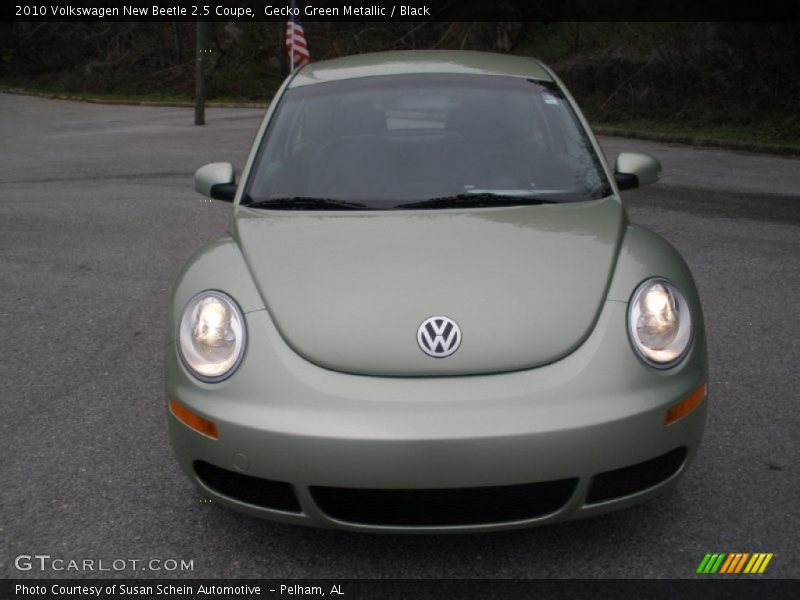 Gecko Green Metallic / Black 2010 Volkswagen New Beetle 2.5 Coupe