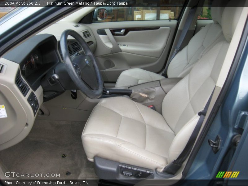 Platinum Green Metallic / Taupe/Light Taupe 2004 Volvo S60 2.5T