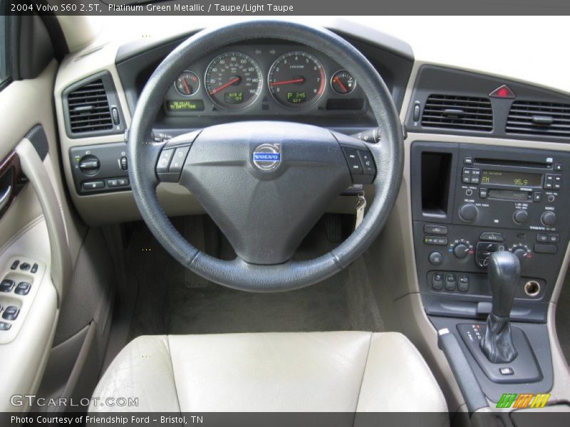 Platinum Green Metallic / Taupe/Light Taupe 2004 Volvo S60 2.5T