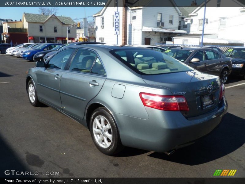 Aloe Green Metallic / Bisque 2007 Toyota Camry LE V6