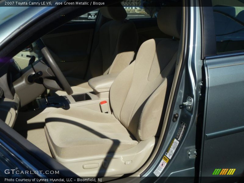 Aloe Green Metallic / Bisque 2007 Toyota Camry LE V6