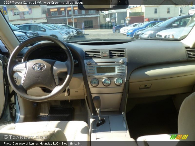 Aloe Green Metallic / Bisque 2007 Toyota Camry LE V6