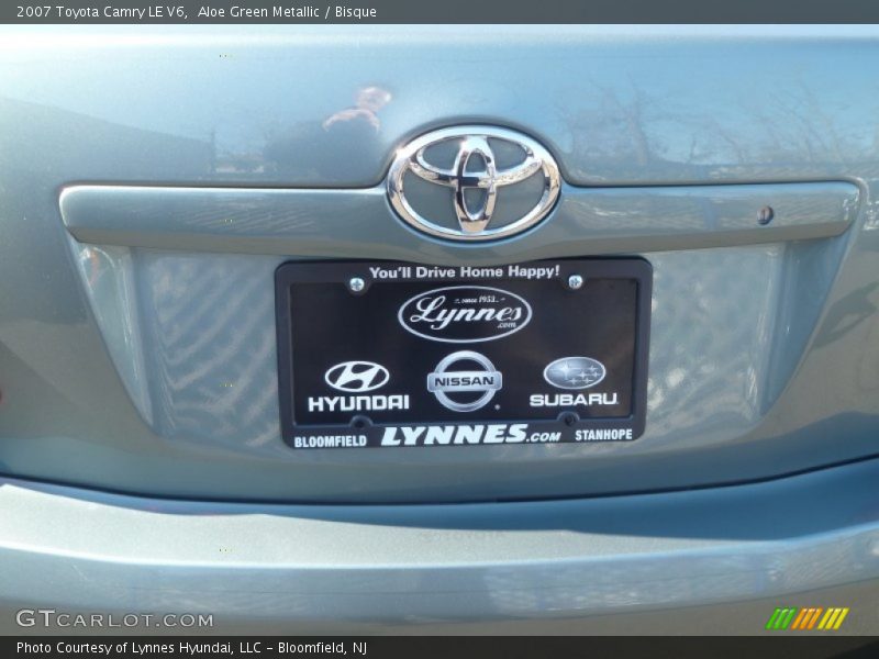 Aloe Green Metallic / Bisque 2007 Toyota Camry LE V6