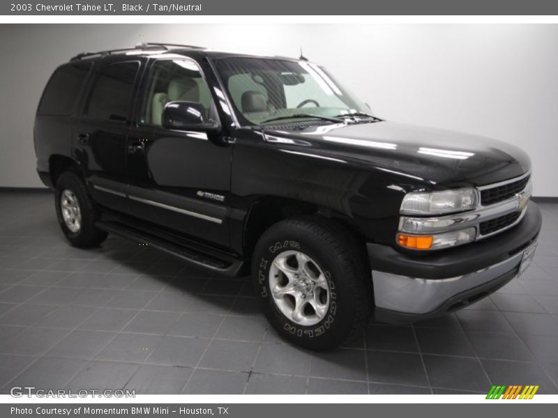 Black / Tan/Neutral 2003 Chevrolet Tahoe LT
