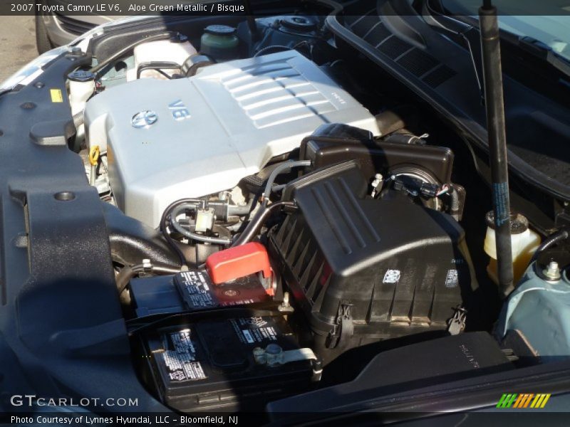 Aloe Green Metallic / Bisque 2007 Toyota Camry LE V6