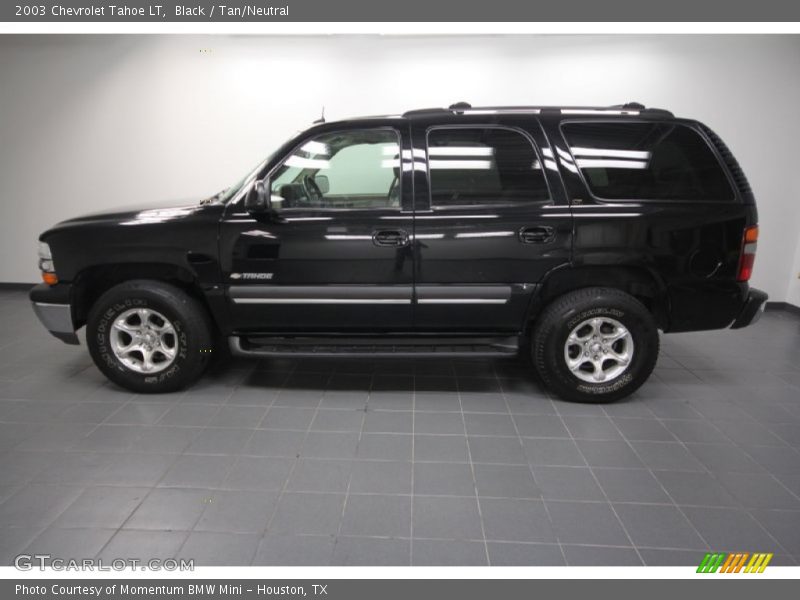 Black / Tan/Neutral 2003 Chevrolet Tahoe LT