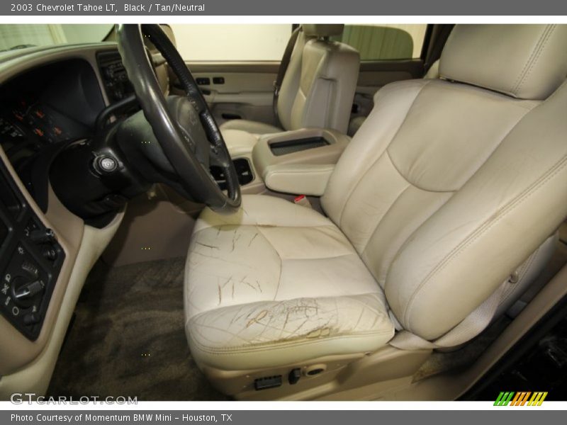 Black / Tan/Neutral 2003 Chevrolet Tahoe LT