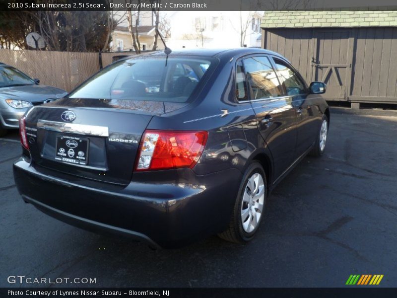 Dark Gray Metallic / Carbon Black 2010 Subaru Impreza 2.5i Sedan