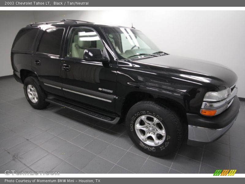 Black / Tan/Neutral 2003 Chevrolet Tahoe LT