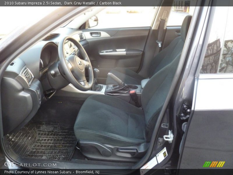 Dark Gray Metallic / Carbon Black 2010 Subaru Impreza 2.5i Sedan