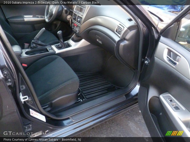 Dark Gray Metallic / Carbon Black 2010 Subaru Impreza 2.5i Sedan