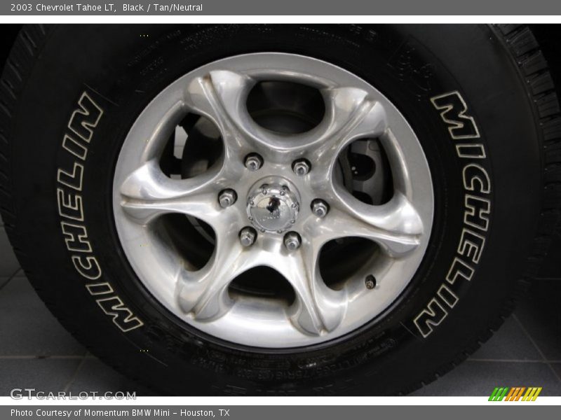 Black / Tan/Neutral 2003 Chevrolet Tahoe LT