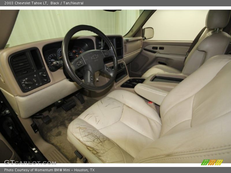 Black / Tan/Neutral 2003 Chevrolet Tahoe LT