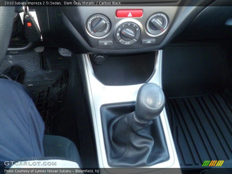Dark Gray Metallic / Carbon Black 2010 Subaru Impreza 2.5i Sedan
