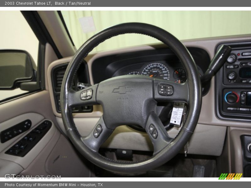Black / Tan/Neutral 2003 Chevrolet Tahoe LT
