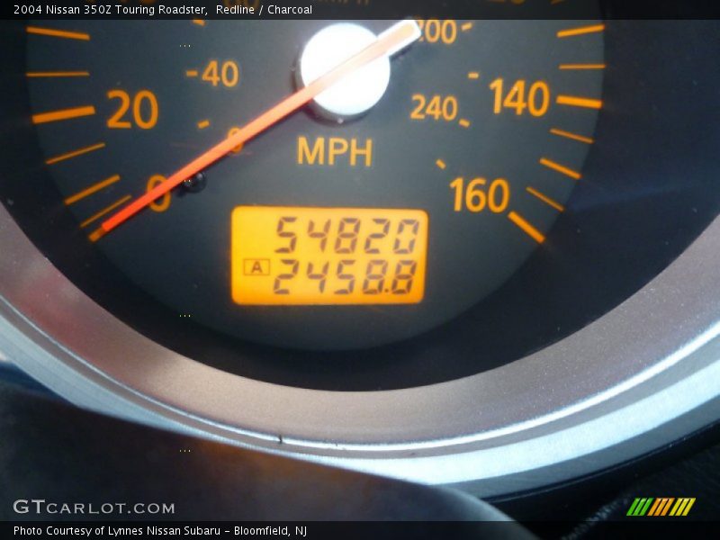 Redline / Charcoal 2004 Nissan 350Z Touring Roadster