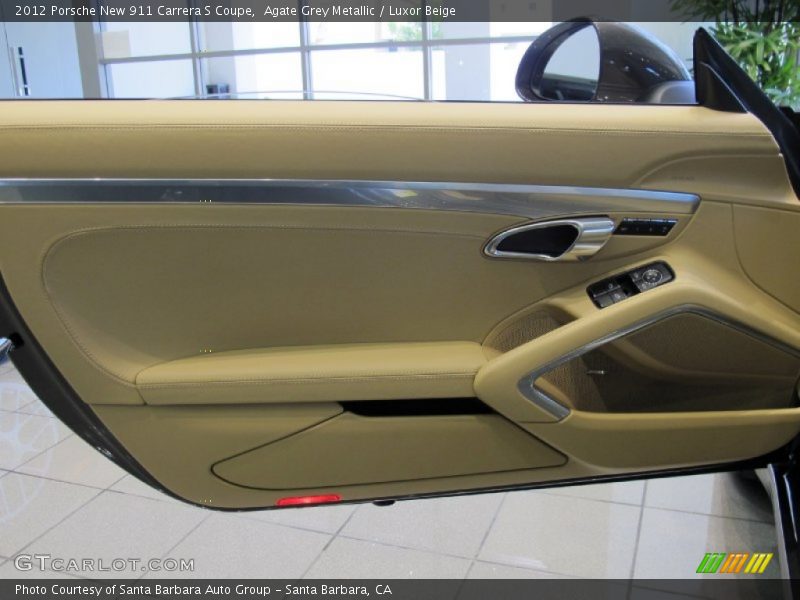 Agate Grey Metallic / Luxor Beige 2012 Porsche New 911 Carrera S Coupe