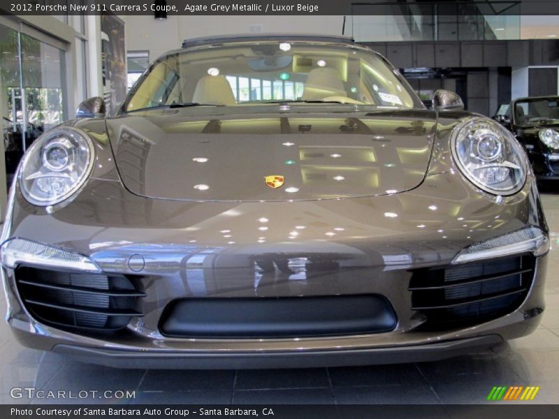 Agate Grey Metallic / Luxor Beige 2012 Porsche New 911 Carrera S Coupe
