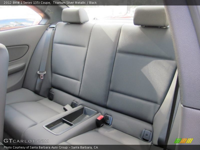 Titanium Silver Metallic / Black 2012 BMW 1 Series 135i Coupe
