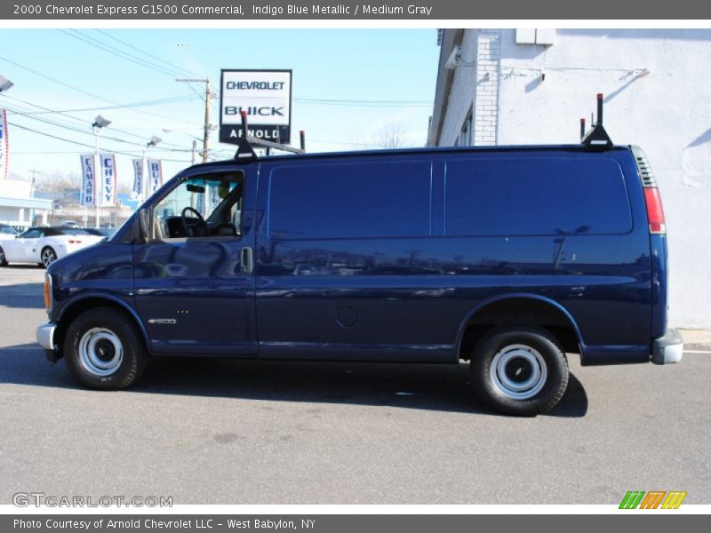 Indigo Blue Metallic / Medium Gray 2000 Chevrolet Express G1500 Commercial