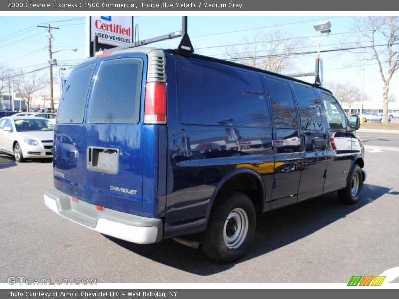 Indigo Blue Metallic / Medium Gray 2000 Chevrolet Express G1500 Commercial