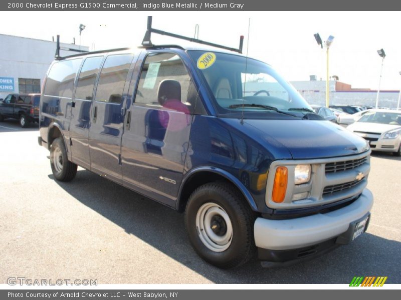 Indigo Blue Metallic / Medium Gray 2000 Chevrolet Express G1500 Commercial