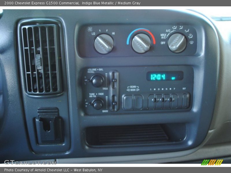 Indigo Blue Metallic / Medium Gray 2000 Chevrolet Express G1500 Commercial