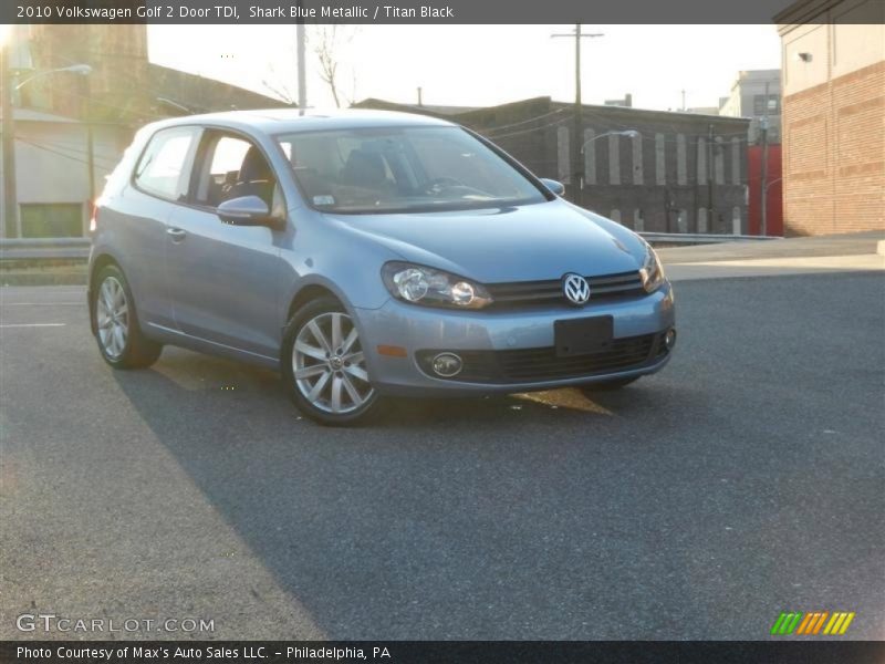 Shark Blue Metallic / Titan Black 2010 Volkswagen Golf 2 Door TDI