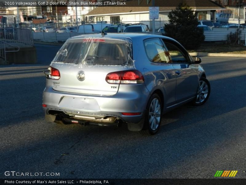 Shark Blue Metallic / Titan Black 2010 Volkswagen Golf 2 Door TDI