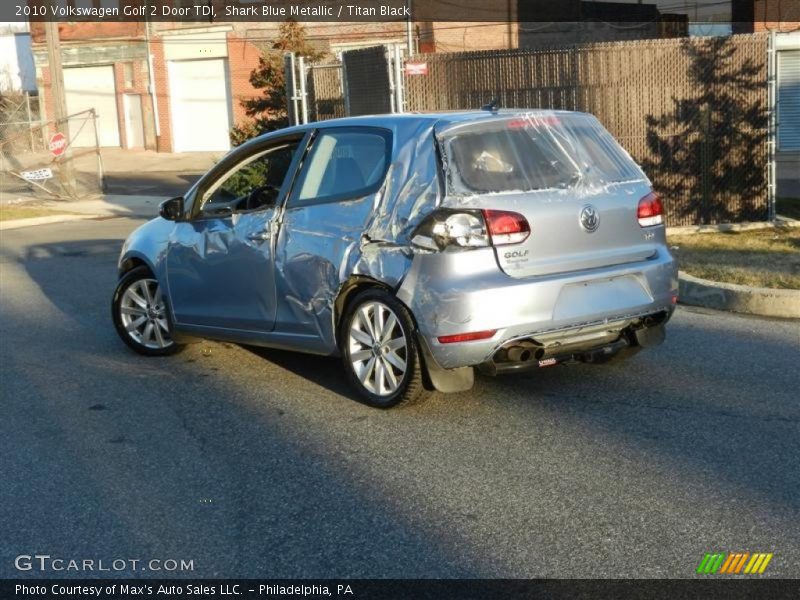 Shark Blue Metallic / Titan Black 2010 Volkswagen Golf 2 Door TDI