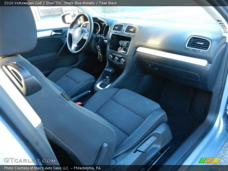 Shark Blue Metallic / Titan Black 2010 Volkswagen Golf 2 Door TDI