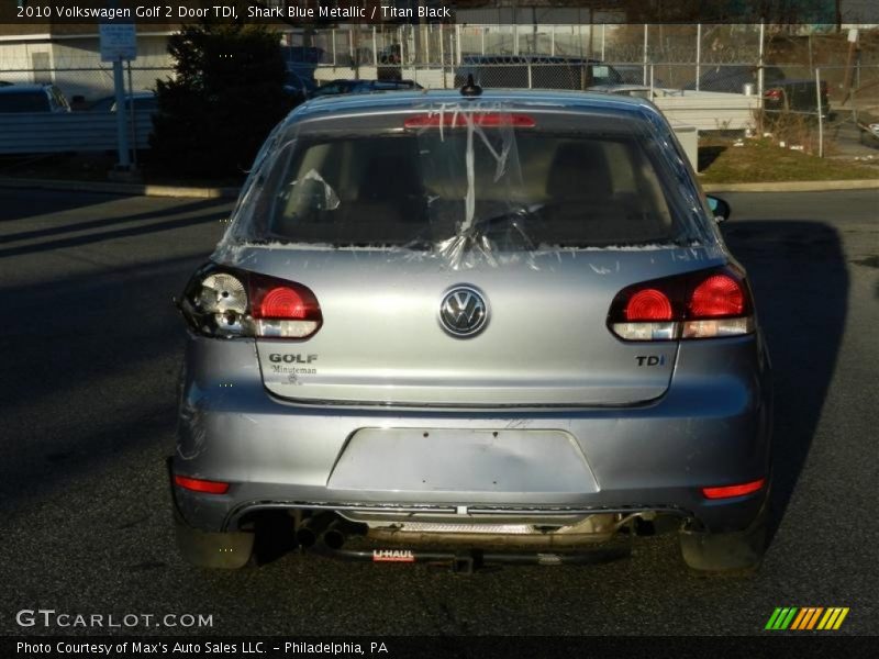 Shark Blue Metallic / Titan Black 2010 Volkswagen Golf 2 Door TDI
