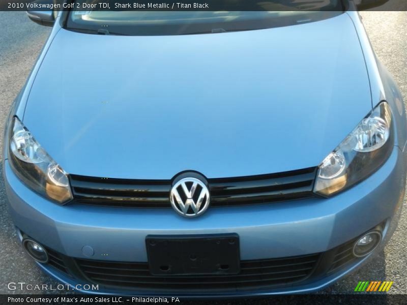 Shark Blue Metallic / Titan Black 2010 Volkswagen Golf 2 Door TDI