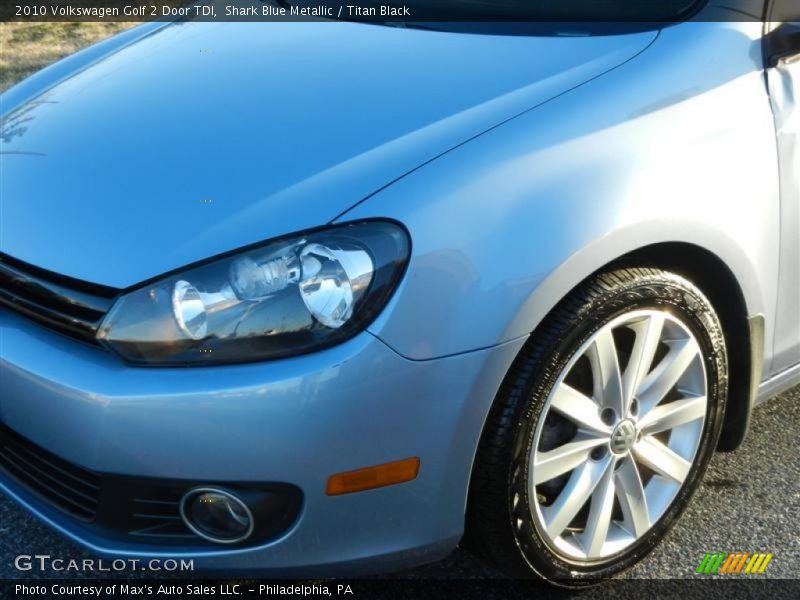 Shark Blue Metallic / Titan Black 2010 Volkswagen Golf 2 Door TDI