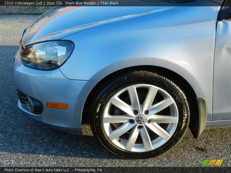 Shark Blue Metallic / Titan Black 2010 Volkswagen Golf 2 Door TDI